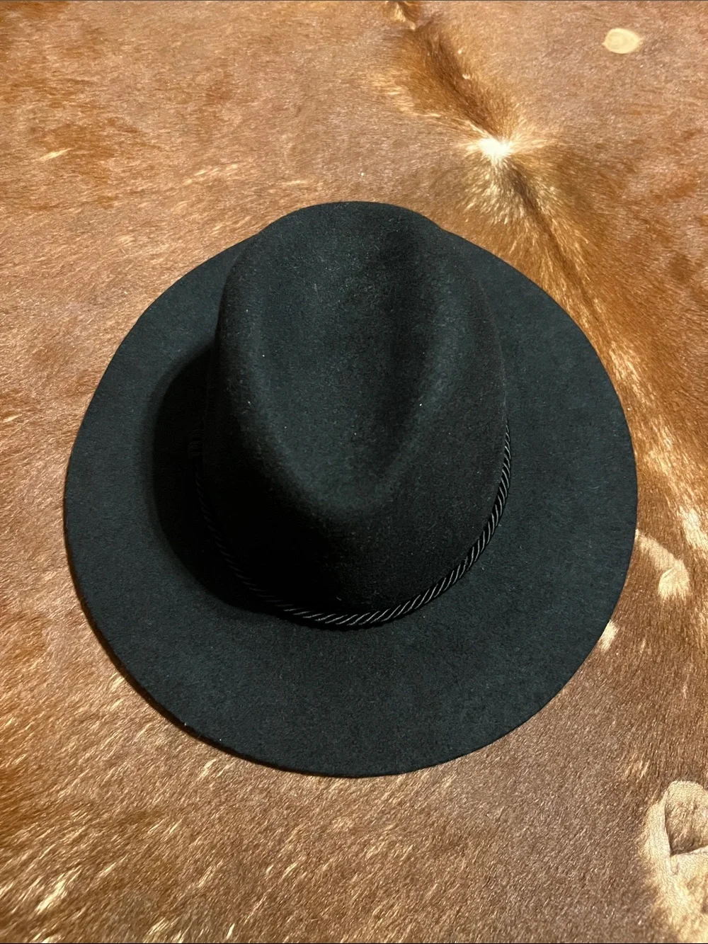 Club Monaco Black 100% Wool Hat